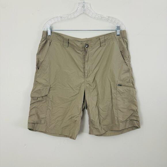 Columbia Other - Columbia Khaki Cargo Shorts Omni Shade Sun Protection Men’s Size 36